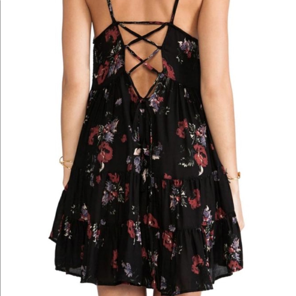 Free People “circle of flowers” mini dress